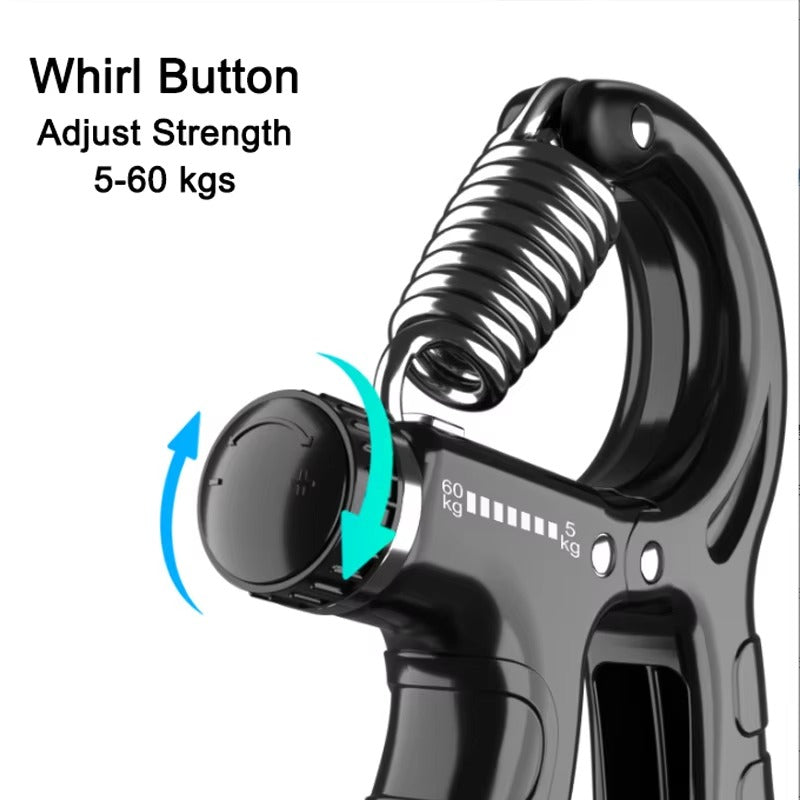 Adjustable Hand Gripper with Counter – 60kg Strength Trainer