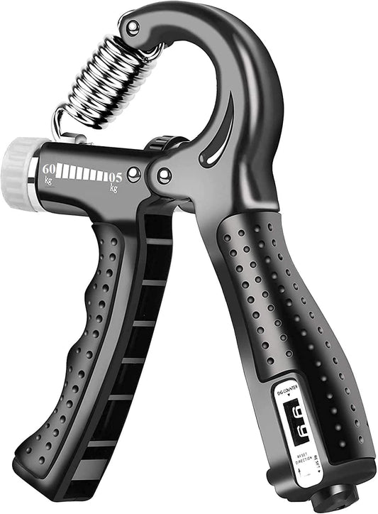 Adjustable Hand Gripper with Counter – 60kg Strength Trainer