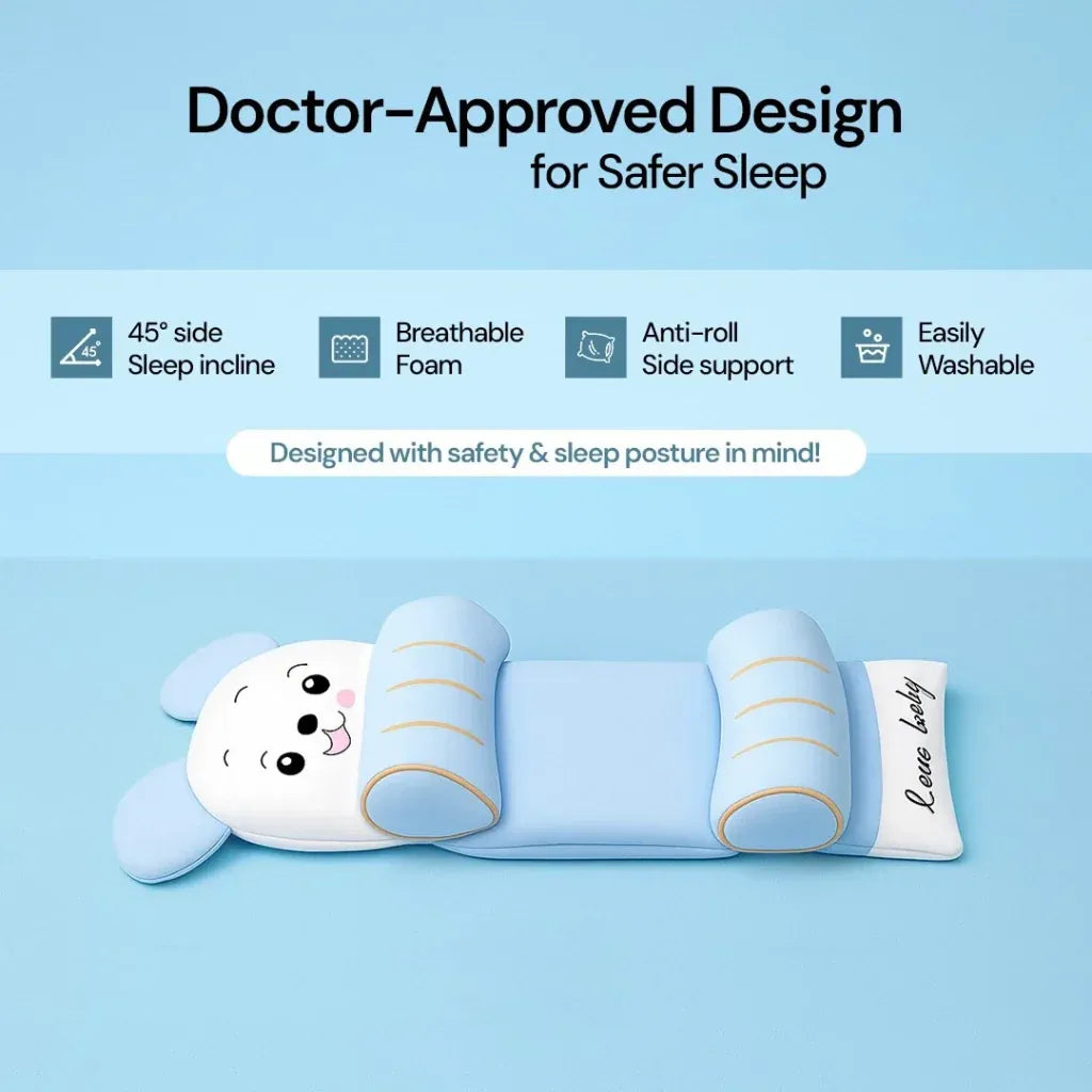 Baby Shaping Head Support Pillow - Assorted Colour